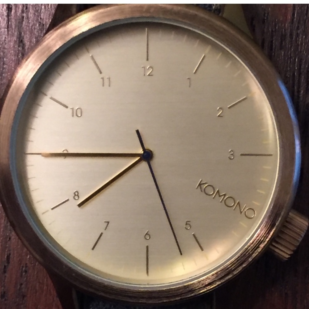 Nice Komono Gold Dial Magnus Watch